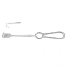 Kocher Retractor 1 Blunt Prong Stainless Steel, 22 cm - 8 3/4"